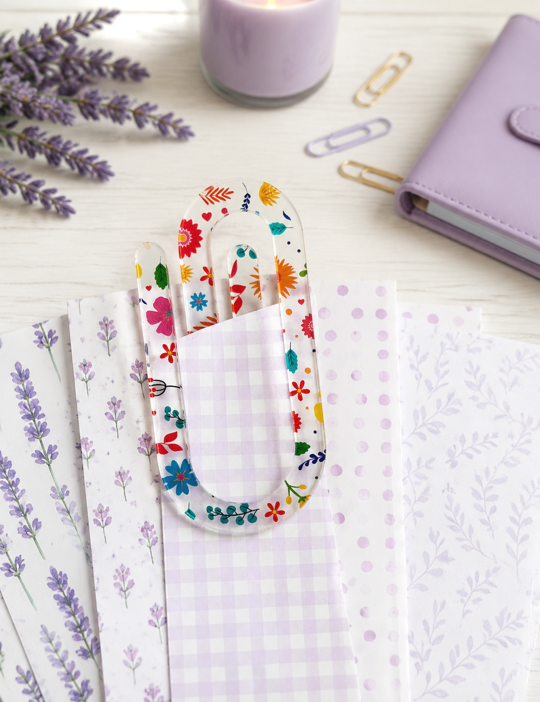 Jumbo Decorative Acrylic Paper Clip Christian 5