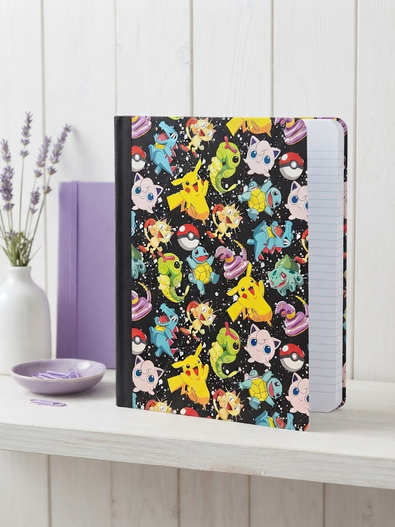 Decorative Vinyl Covered Composition Notebook Pokemon