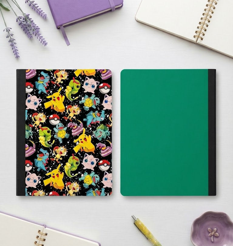 Decorative Vinyl Covered Composition Notebook Pokemon