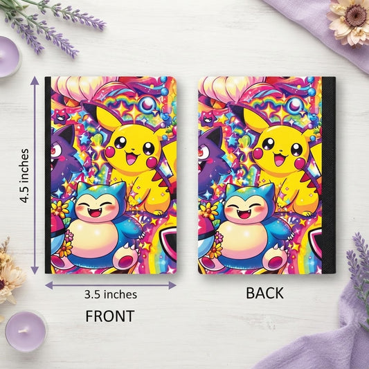 Decorative Vinyl Covered MINIATURE Composition Notebook Pokemon