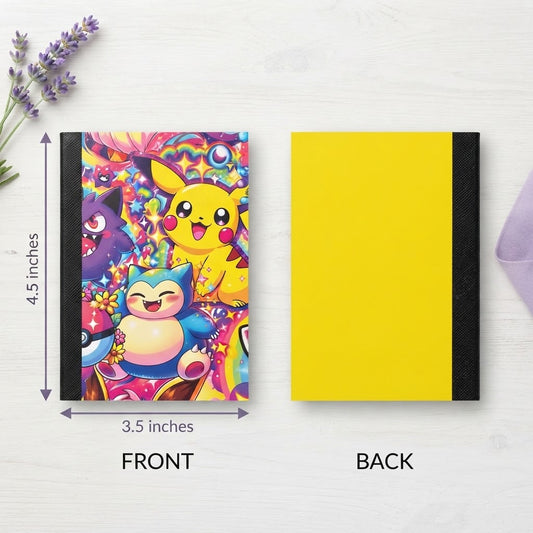 Decorative Vinyl Covered MINIATURE Composition Notebook Pokemon