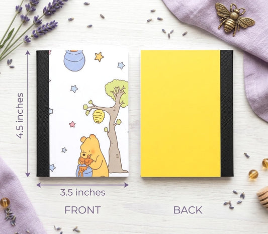 Decorative Vinyl Covered MINIATURE Composition Notebook Pooh