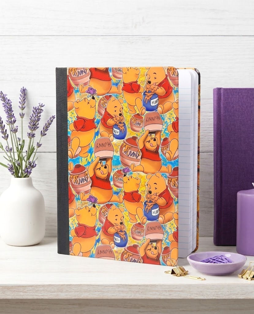 Decorative Vinyl Covered Composition Notebook Pooh