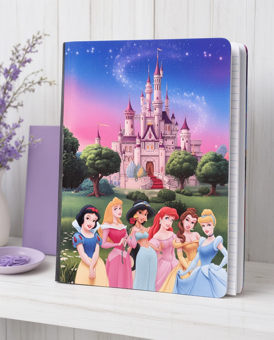 Decorative Vinyl Covered Composition Notebook Princess