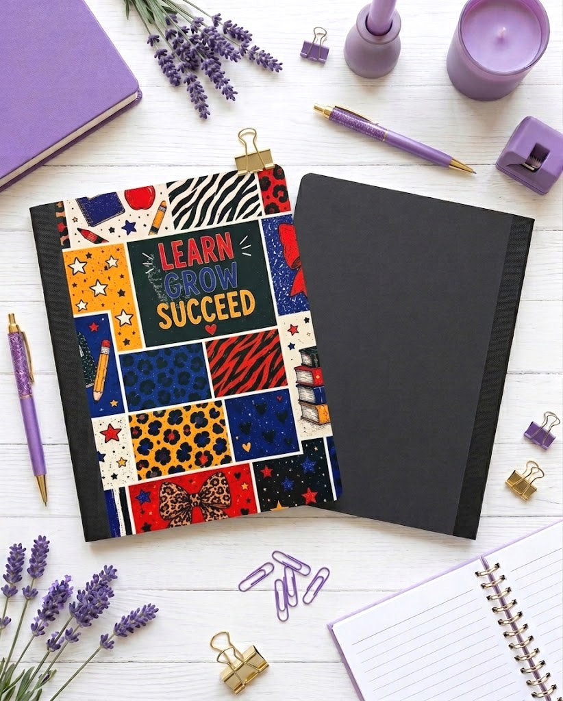 Decorative Vinyl Covered Composition Notebook School Teacher