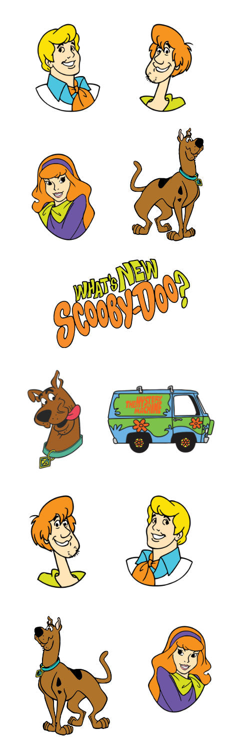 Handmade Scooby Doo and Friends glitter pen with free refill