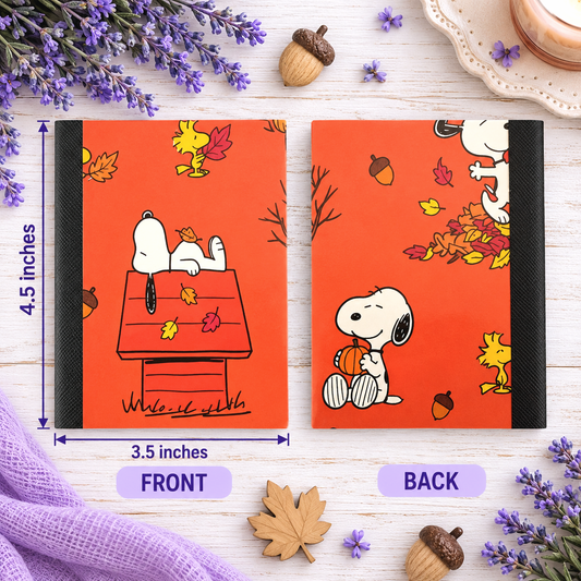 Decorative Vinyl Covered MINIATURE Composition Notebook Snoopy