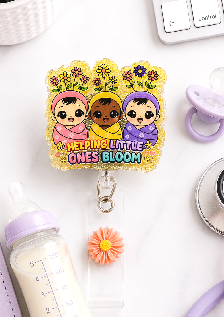 Handmade NICU Nurse Badge Reel