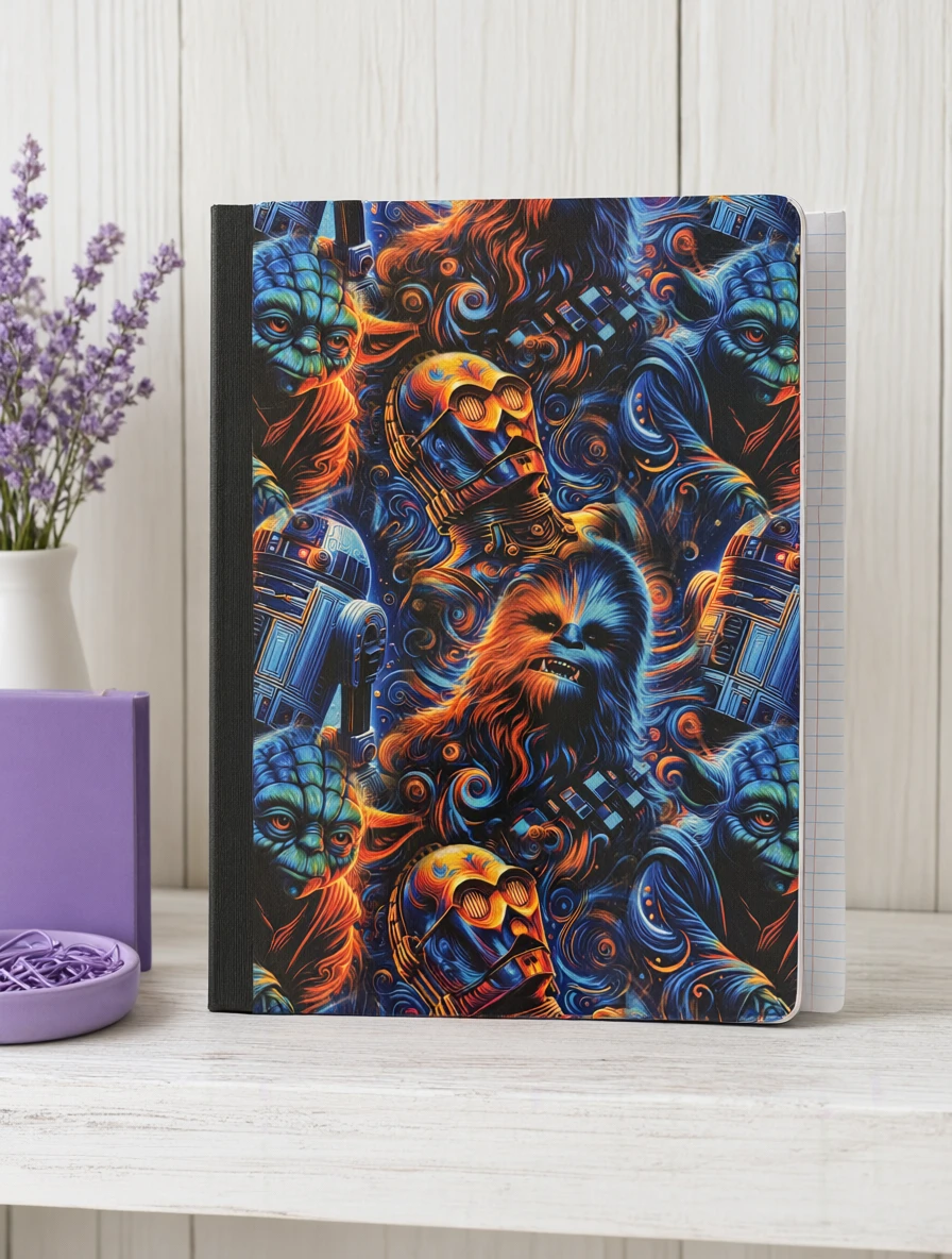 Decorative Vinyl Covered Composition Notebook Star Wars