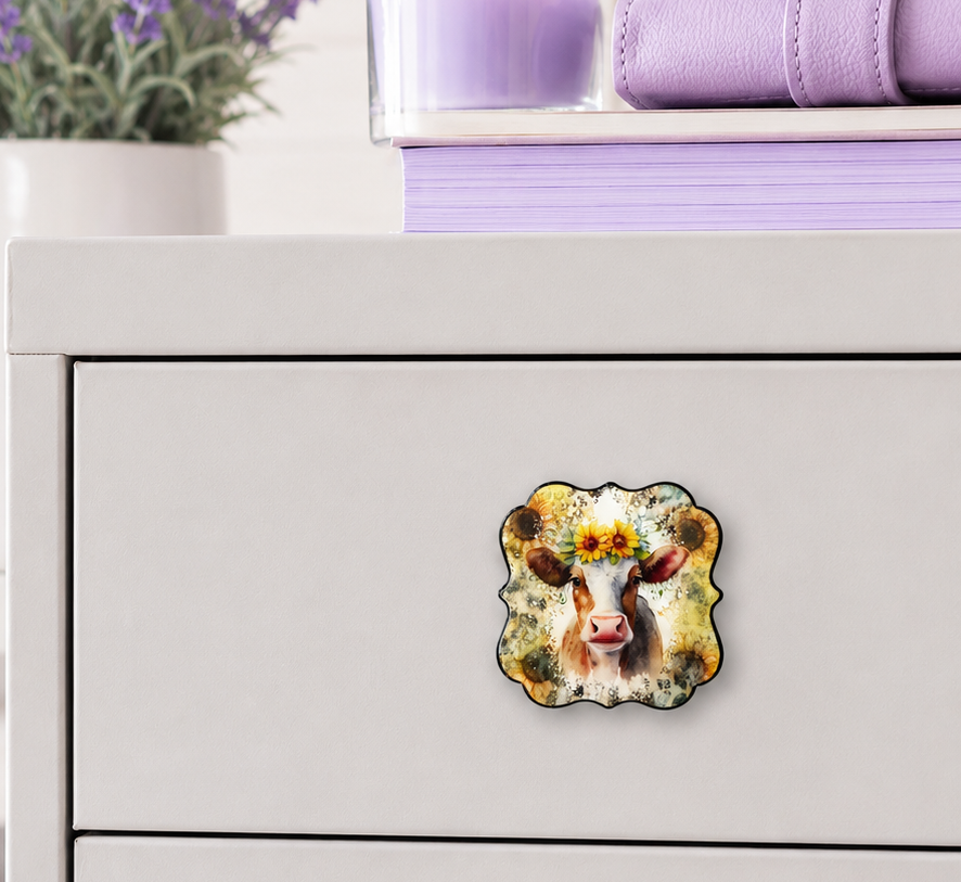 3 inch Cow magnet