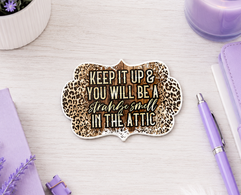 3 inch Snarky magnet  3