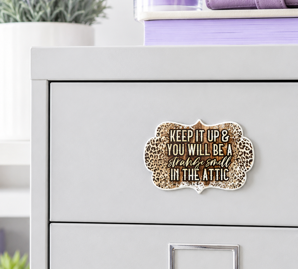 3 inch Snarky magnet  3