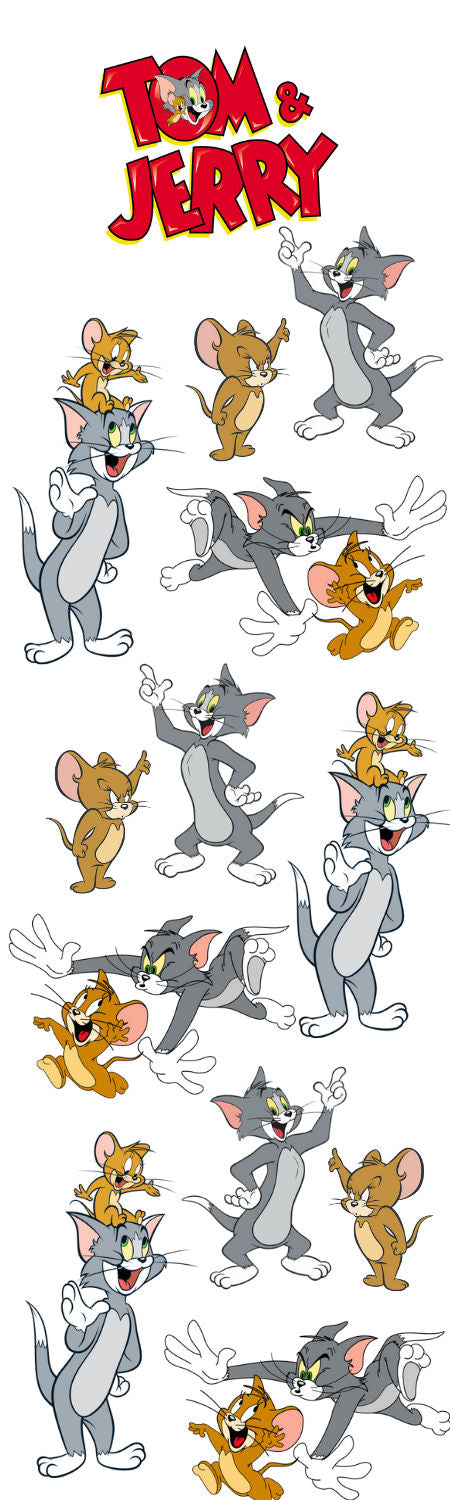 Handmade Tom and Jerry glitter pen with free refill