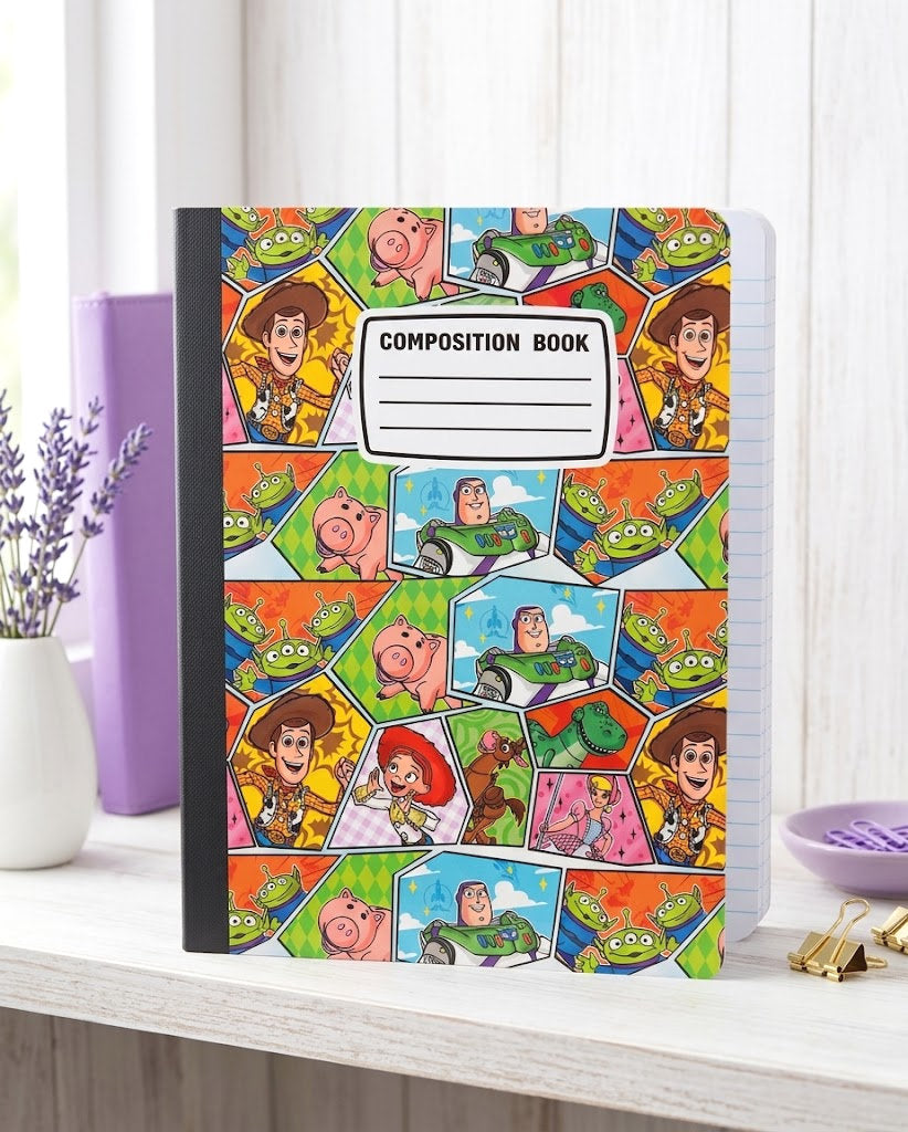 Decorative Vinyl Covered Composition Notebook Toy Story