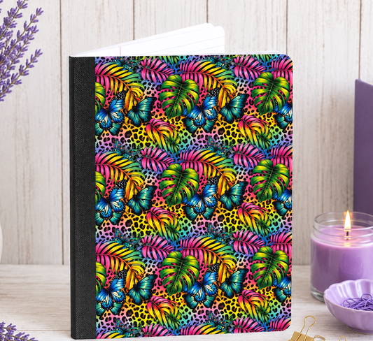 Decorative Vinyl Covered Composition Notebook Tropical