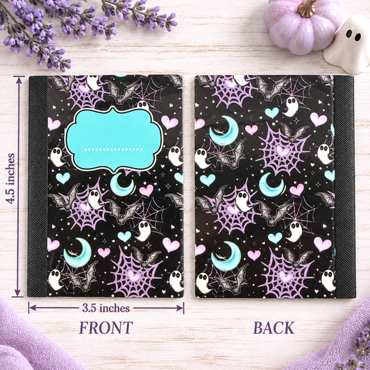 Decorative Vinyl Covered MINIATURE Composition Notebook Halloween