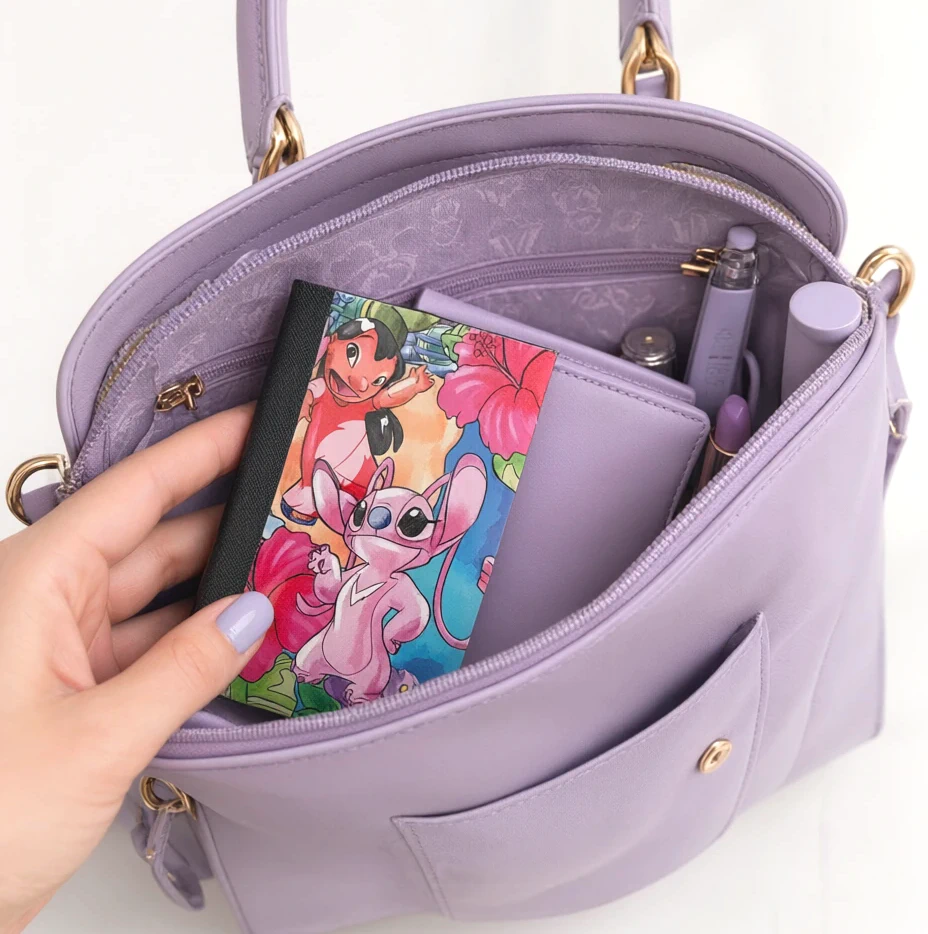 Decorative Vinyl Covered MINIATURE Composition Notebook Lilo and Stitch