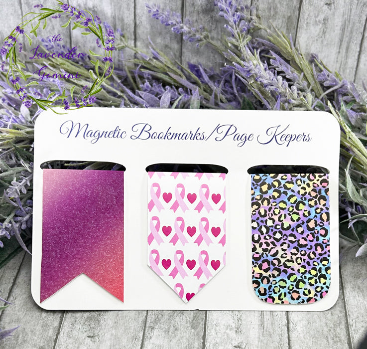 Cancer Awareness Magnetic Page Keeper Set