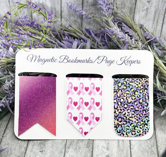 Cancer Awareness Magnetic Page Keeper Set