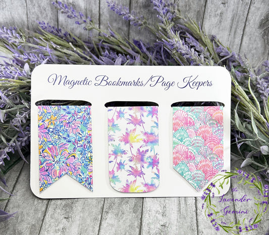 Tropical Plants Magnetic Page Keeper Set