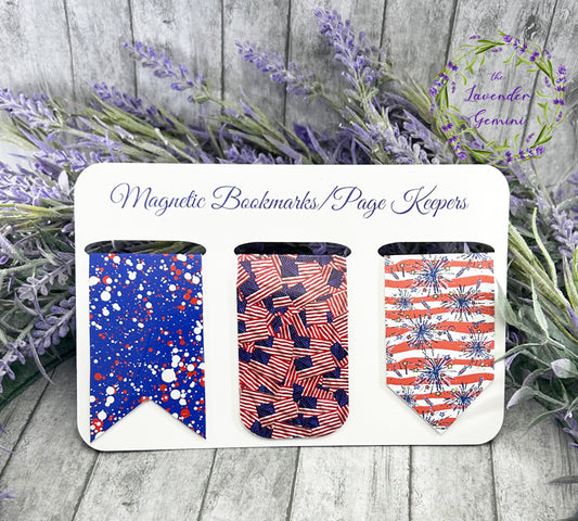 Patriotic Magnetic Page Keeper Set