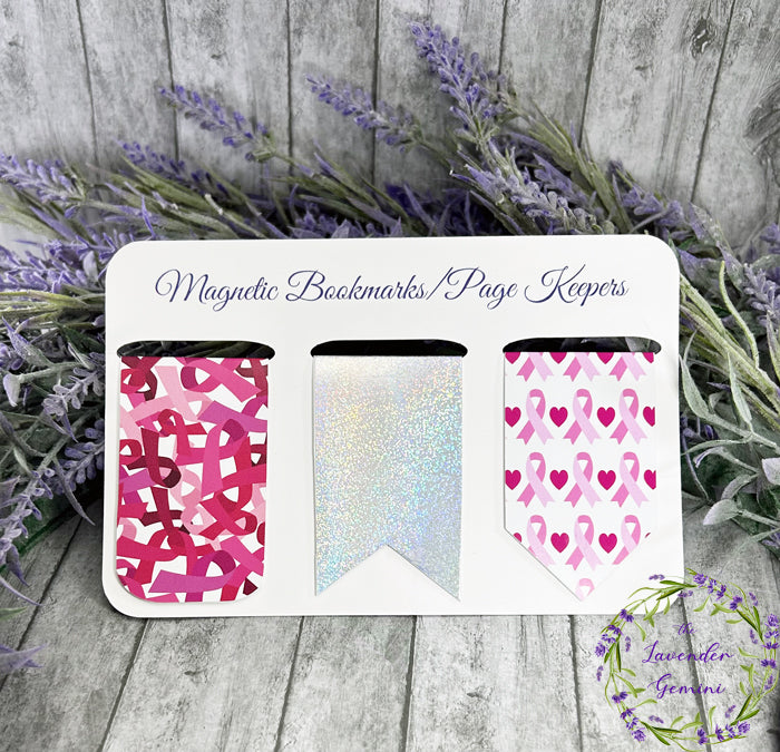 Cancer Awareness Magnetic Page Keeper Set 2