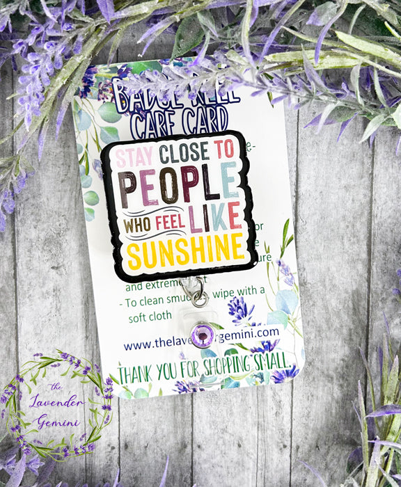 Sunshine Badge Reel