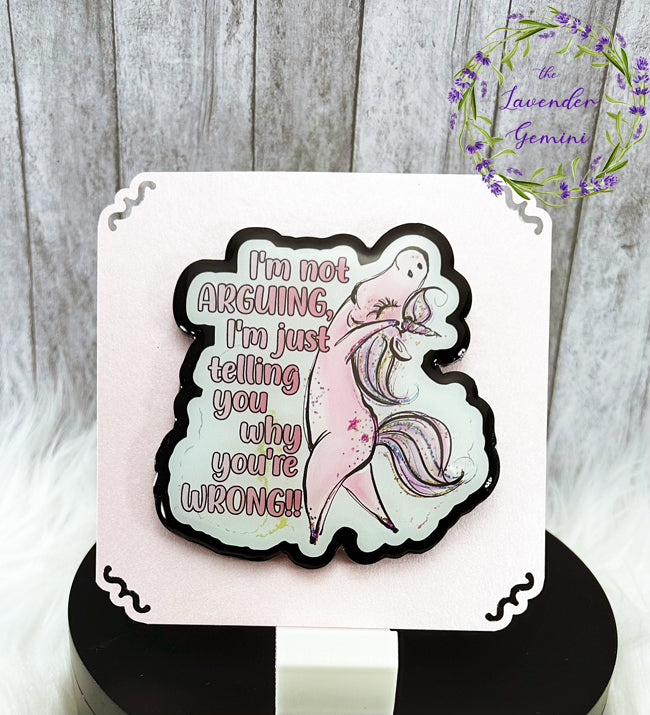 3 inch Pig Quote Magnet