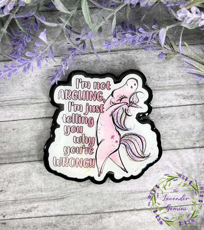 3 inch Pig Quote Magnet