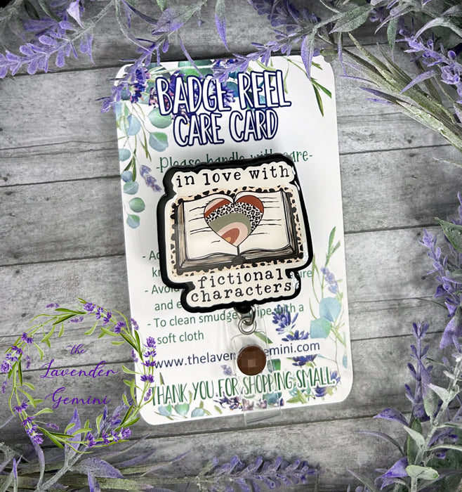 Handmade Fictional Characters badge reel