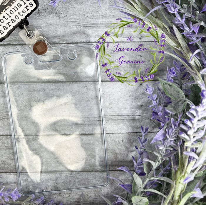 Handmade Fictional Characters badge reel