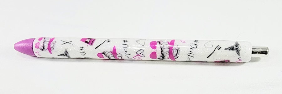 Handmade Dental Life Glitter Pen with free refill