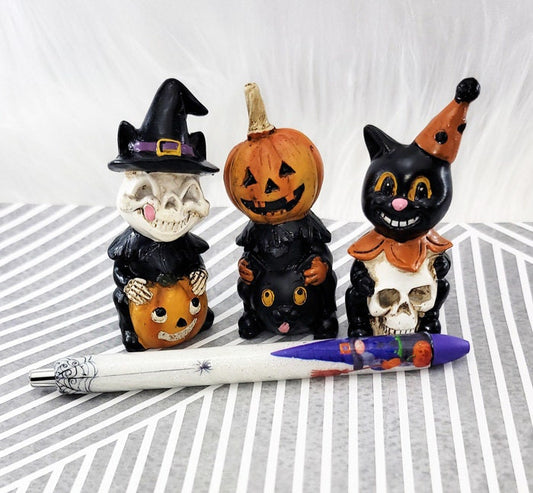 Handmade Halloween glitter pen  with free refill