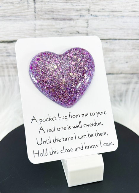 Handmade Pocket Hug Chunky Purple